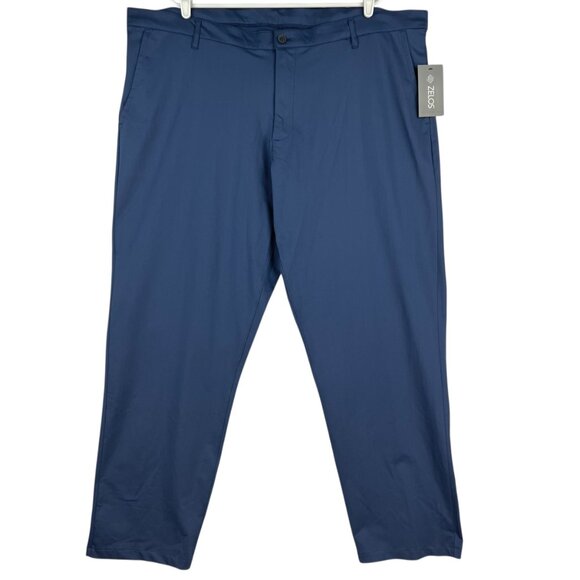 Zelos Big & Tall Men Reflective Navy Pants Sz 44 Quick Dry Moisture Wicking NWT - Picture 1 of 12